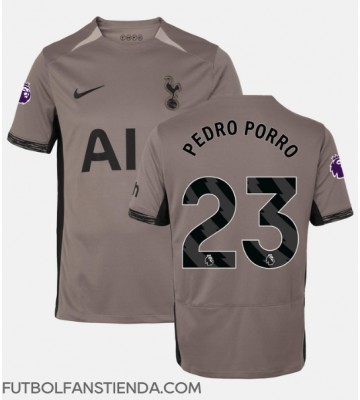 Tottenham Hotspur Pedro Porro #23 Tercera Equipación 2023-24 Manga Corta